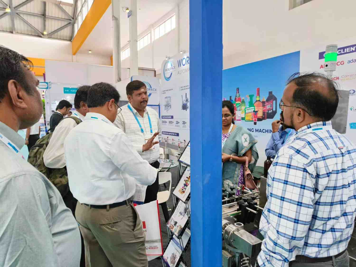 Worldpack Team at the 9th Pharma Pro & Pack Expo 2023 in Hyderabad