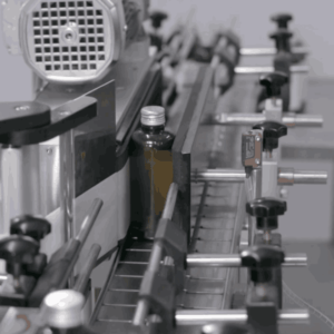 conveyer system of bottle label machine